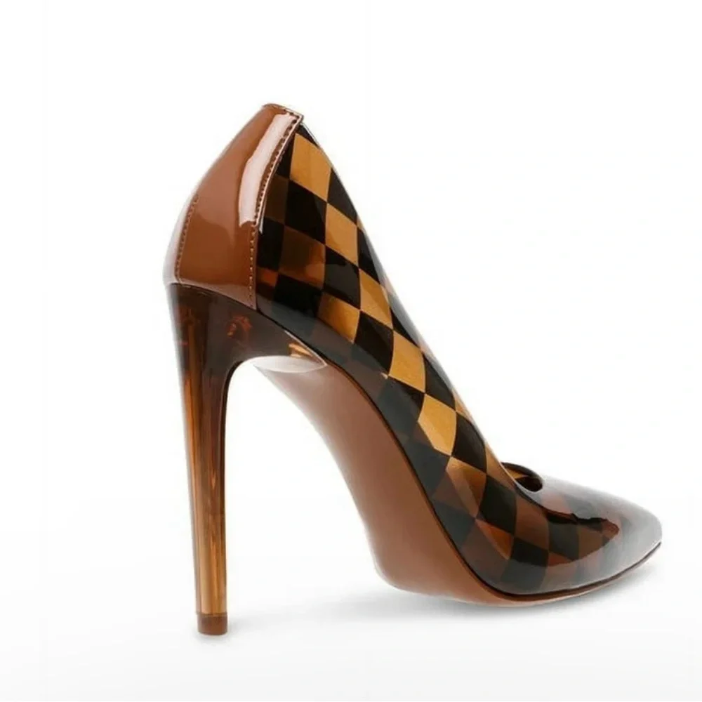 STEVE MADDEN Atlanta Brown Multi Pumps